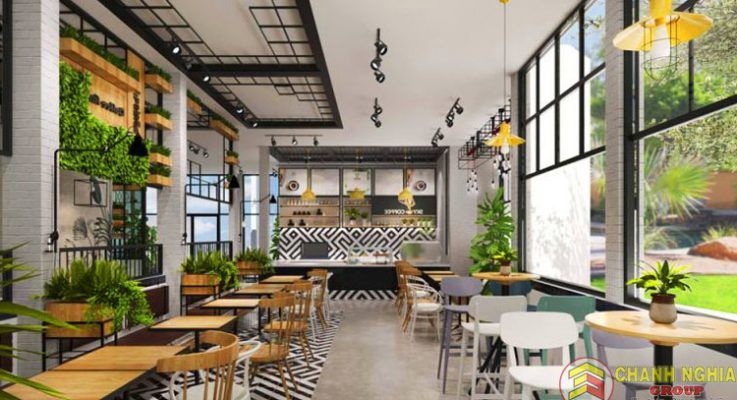 Không gian quán cafe mới lạ