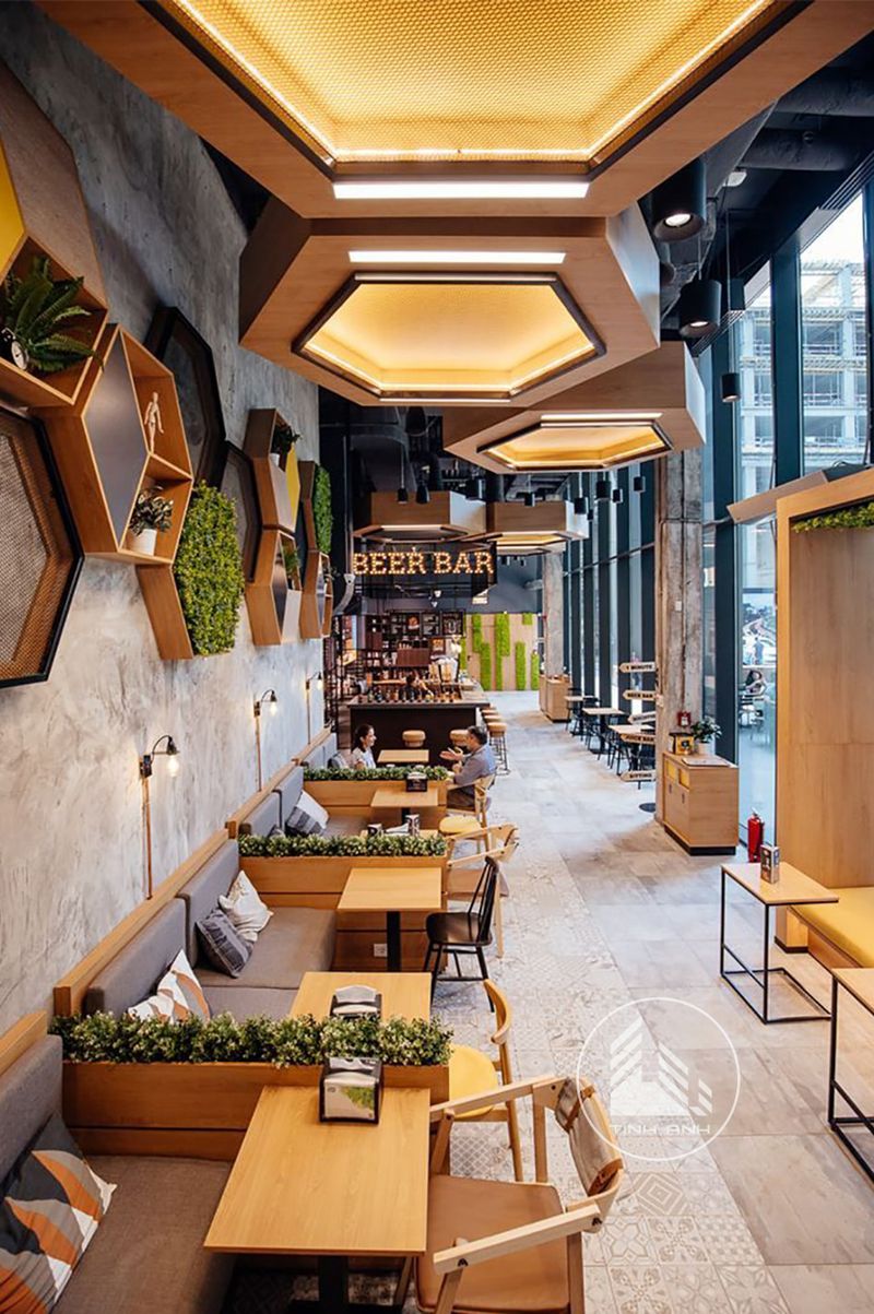 Không gian quán cafe đẹp, thân thiện