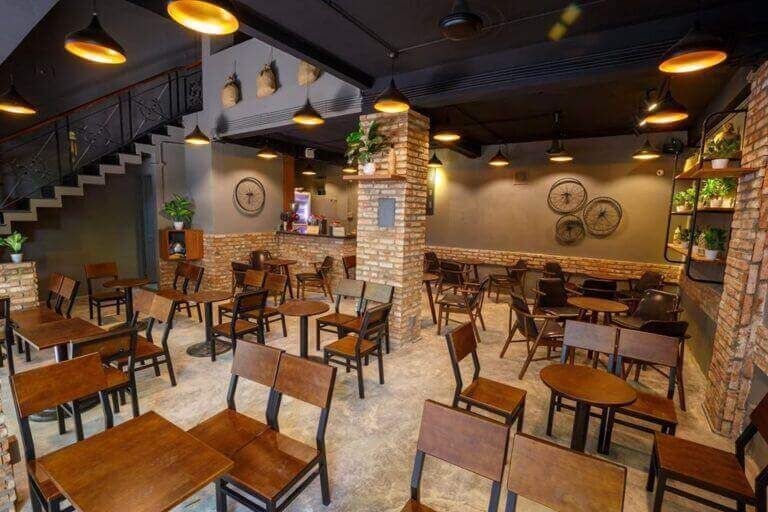 Thi công nội thất quán cafe