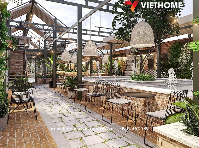 Thiết kế nội thất quán cafe tại Long An