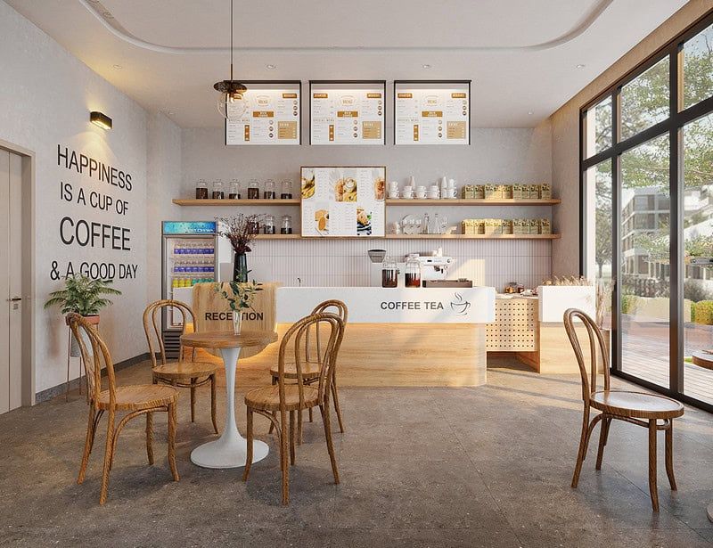 Thiết kế quán cafe đẹp