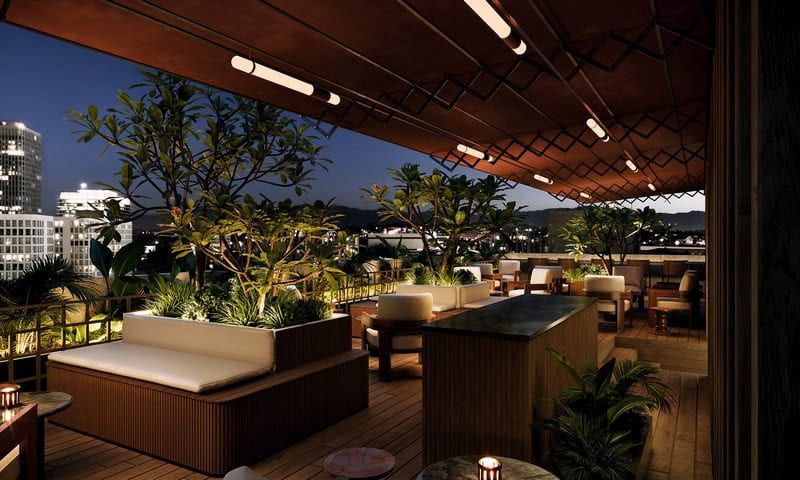 Thiết kế quán cafe sân thượng
