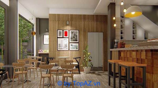Đơn vị thiết kế và thi công quán cafe tại TPHCM
