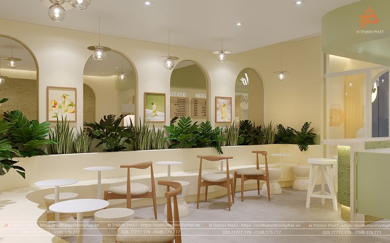 Mẫu thiết kế quán cafe đẹp