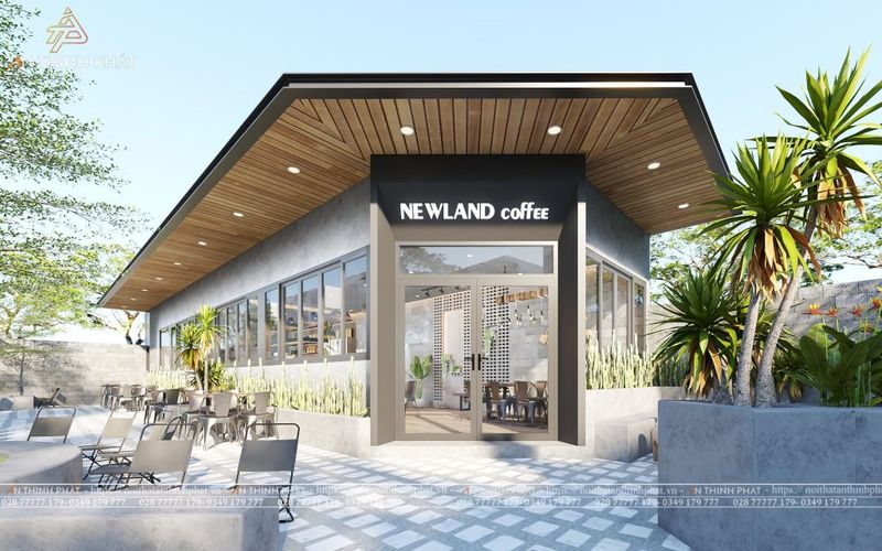Mẫu thiết kế quán cafe đẹp 57