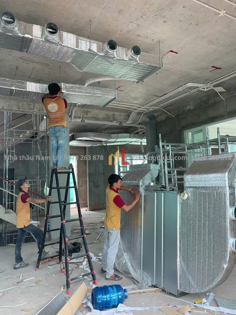 Hệ thống máy lạnh quán cà phê