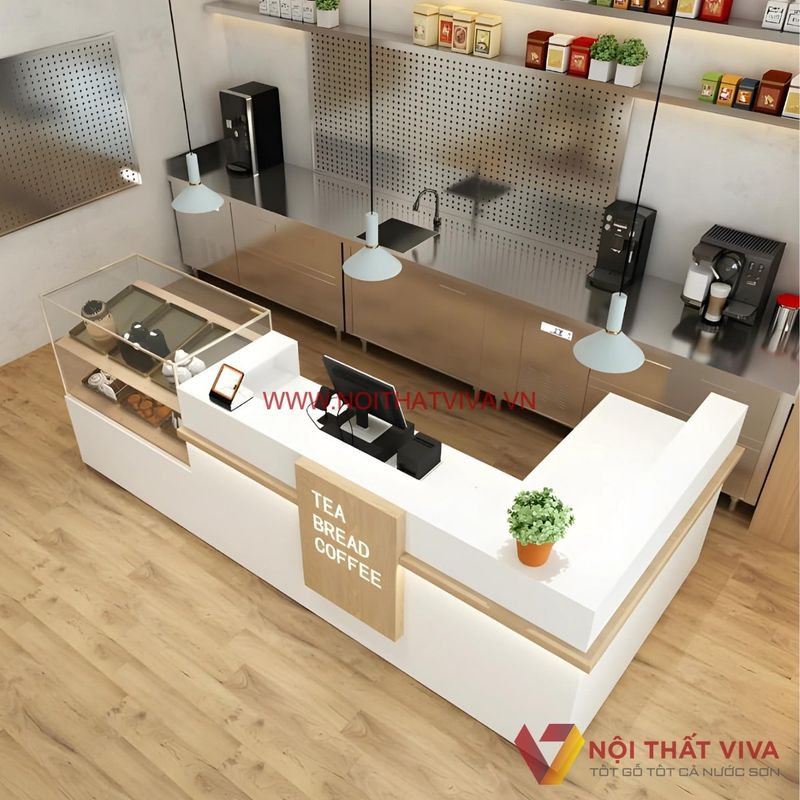 Quầy bar gỗ công nghiệp cao cấp