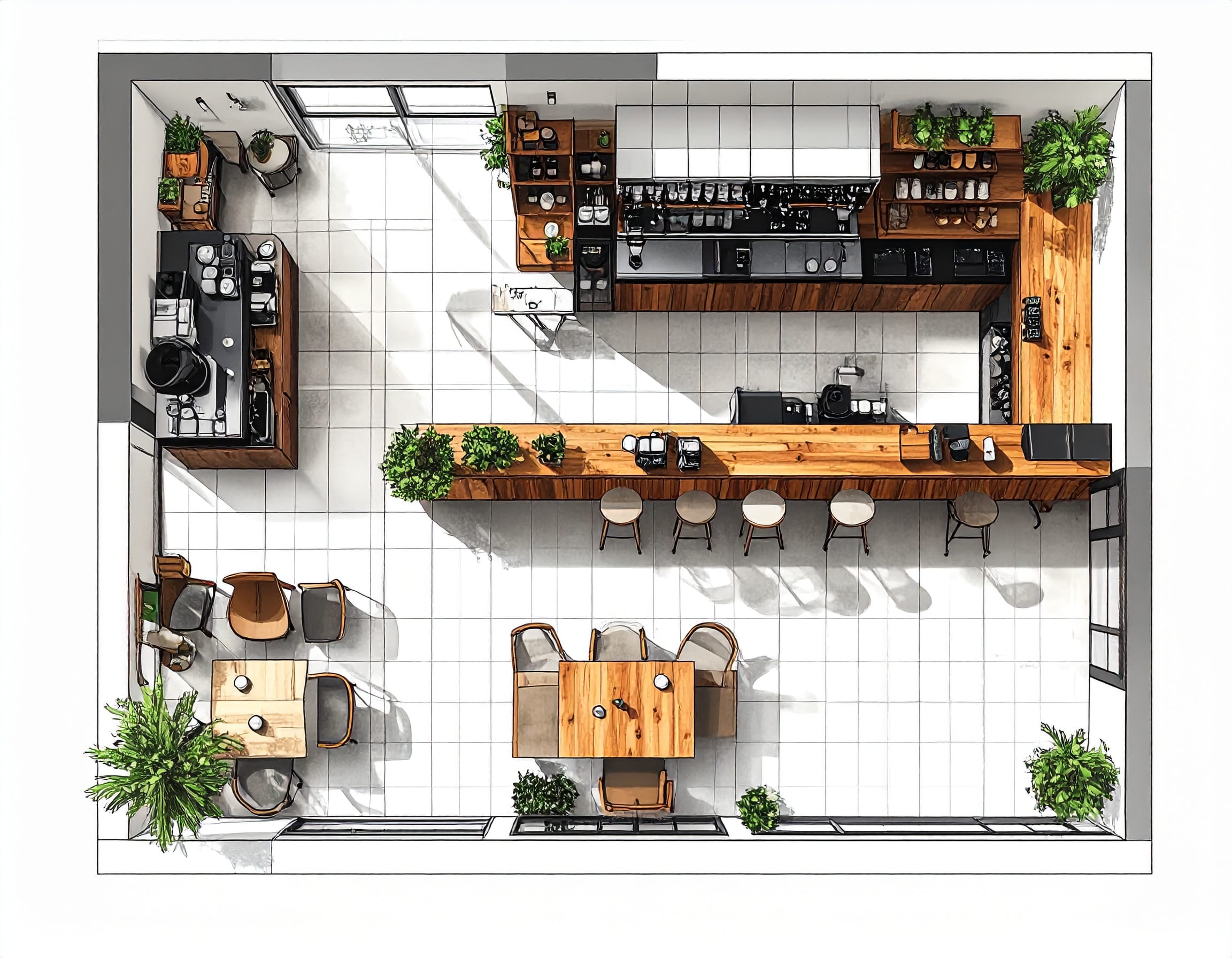 Quy Trinh Thiet Ke Quan Cafe 5