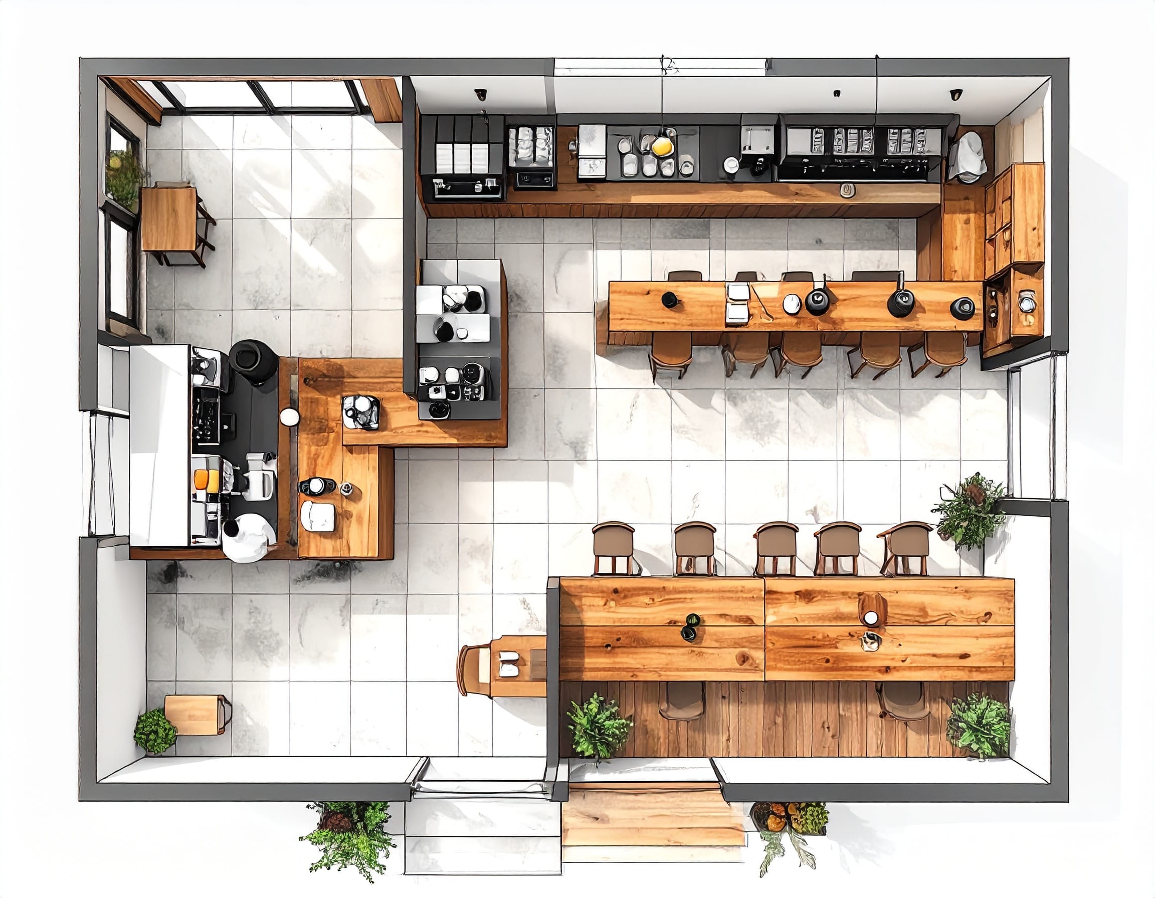 Quy Trinh Thiet Ke Quan Cafe 6