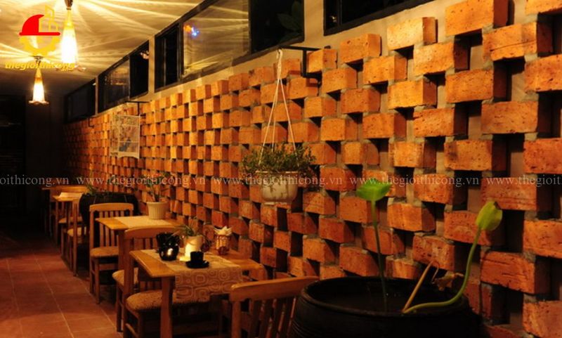 Thi công nội thất quán cafe gỗ