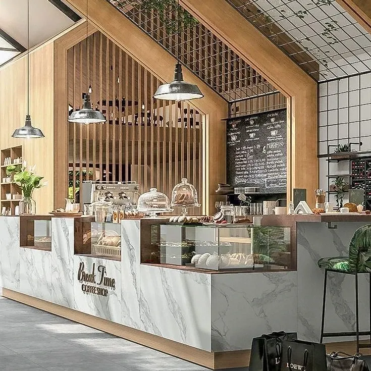 thiet ke cai tao quay pha che cafe