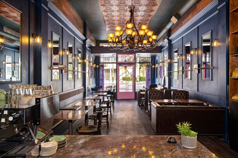 Nội thất quán cafe phong cách retro