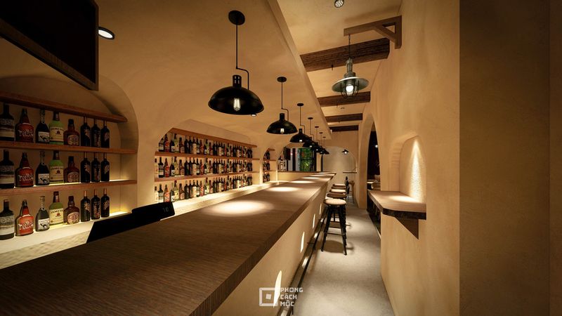Thiết kế quầy bar đẹp hiện đại