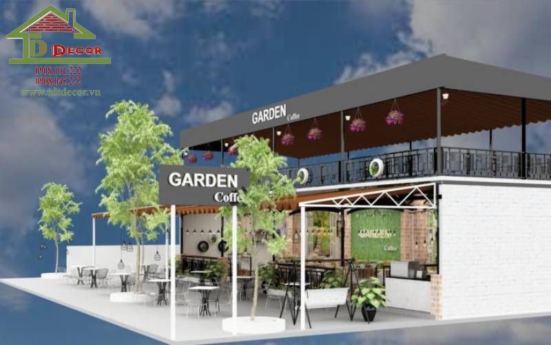 Thiết kế quán cafe anh Khôi Cần Thơ