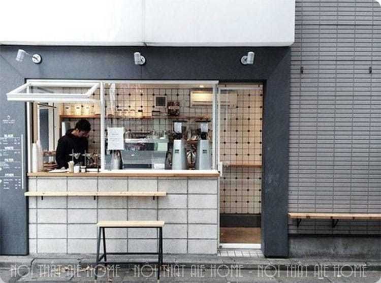 Quán cafe có diện tích nhỏ 10m2