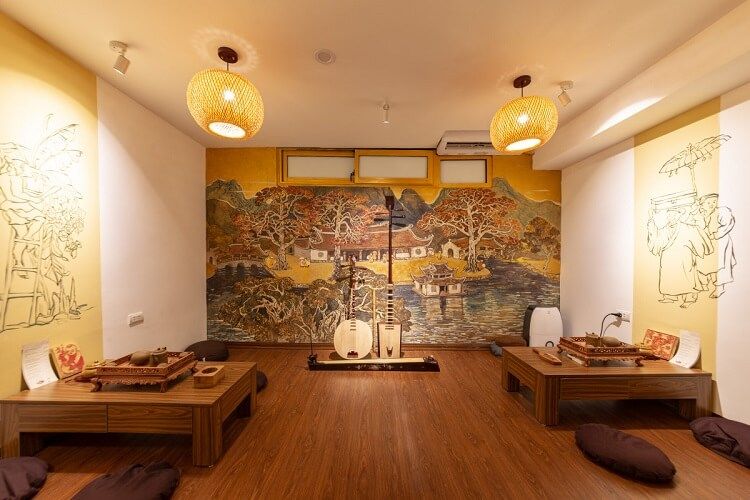 Không gian quán cafe phong cách Nhật