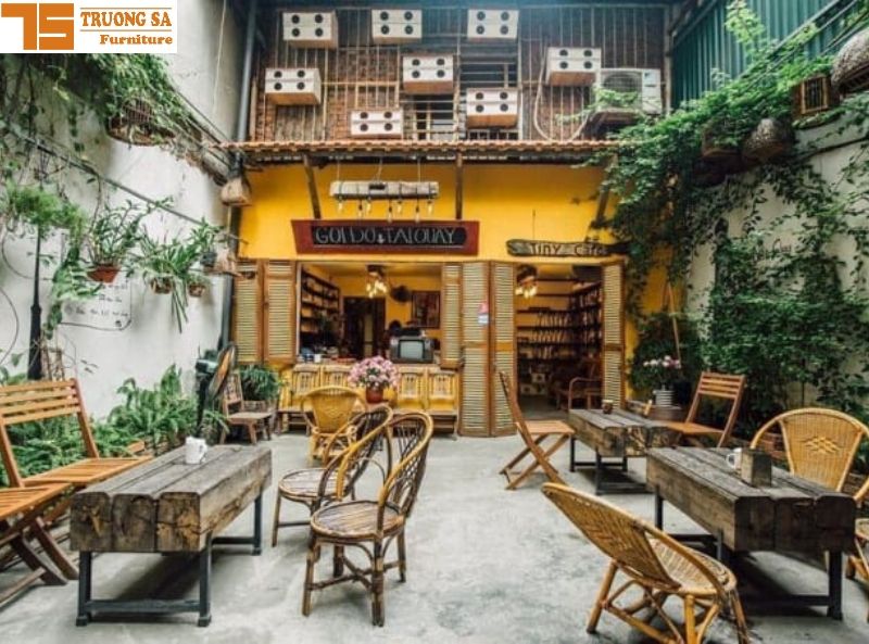Quán cafe sân vườn vintage