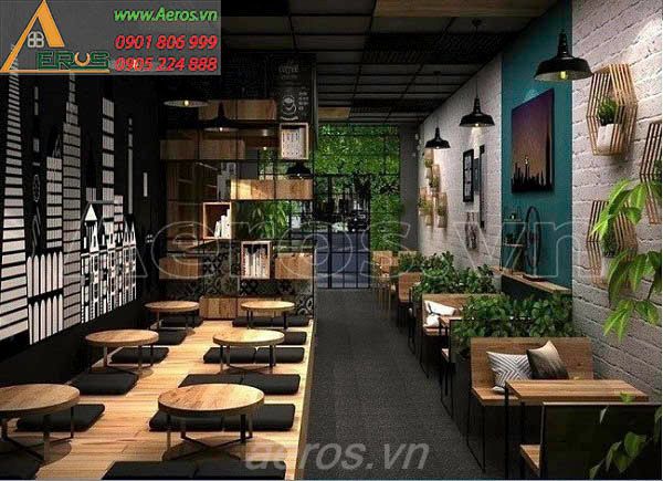 Hình ảnh quán trà sữa hiện đại