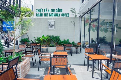 Thiết kế và thi công trọn gói quán The Monday Coffee Nguyễn Trãi Quận 5