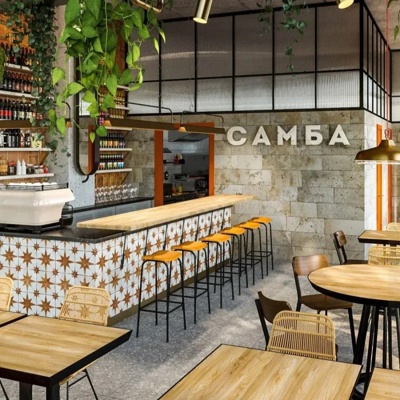Mẫu nội thất quán cafe hiện đại
