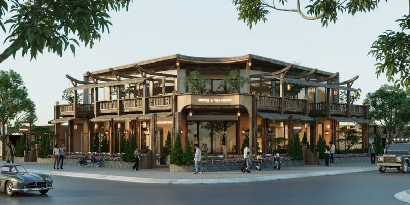 Thiết kế quán cafe sân vườn tại quận 1