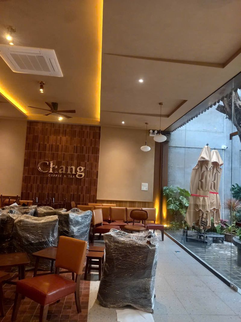 Hình ảnh thi công quán cafe toàn diện